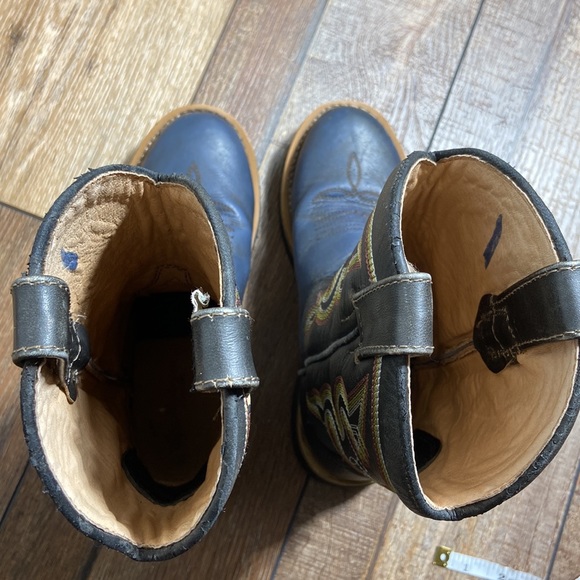 Masterson Boot Co. Navy and Black Cowboy Boots Size 6.5 - Picture 8 of 12